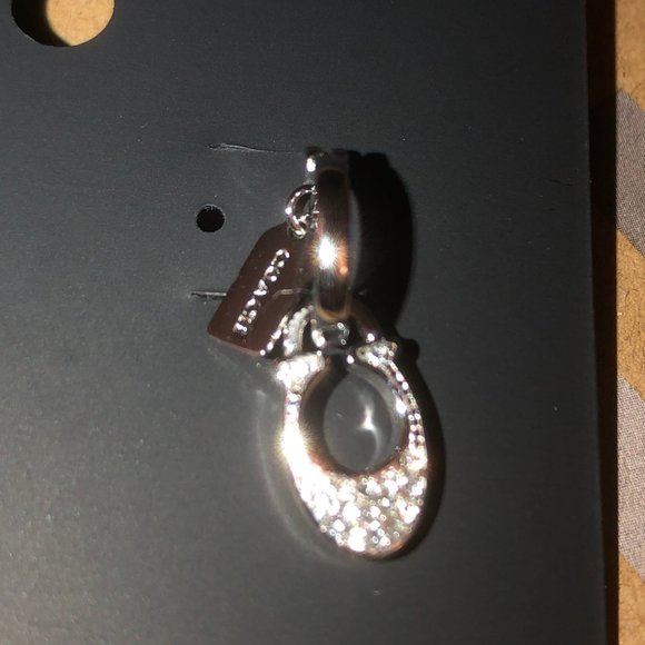 Signature C Huggie Earrings Silver F29820 - Picture 4 of 6